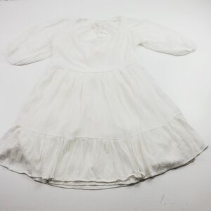 Saint & Hearts Dress Women Size‎ Large White Summer Ballon Sleeves Bohemian